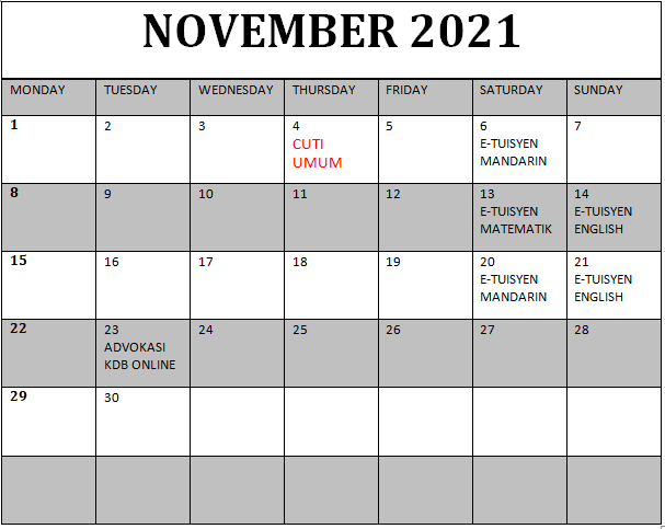 NOVEMBER21